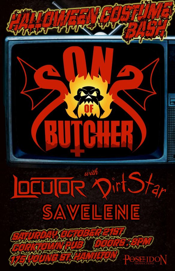 Sons Of Butcher Halloween Costume Bash w/Locutor, Savelene and Dirtstar