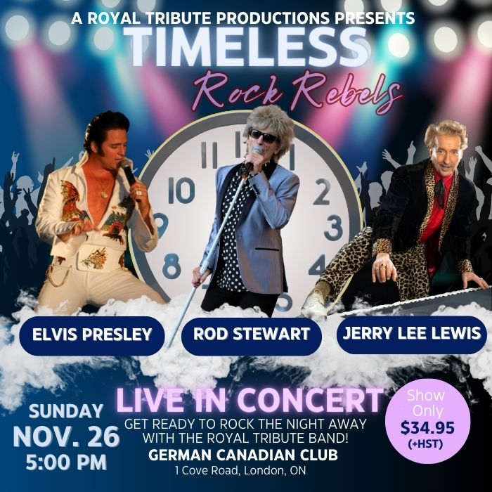 Timeless Rock Rebels starring Roy LeBlanc, Doug Varty, and Joe Passion