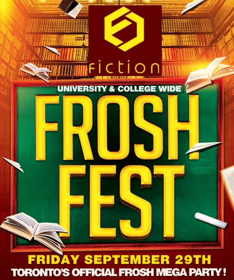 FROSH FEST @ FICTION NIGHTCLUB | FRIDAY SEPT 29TH