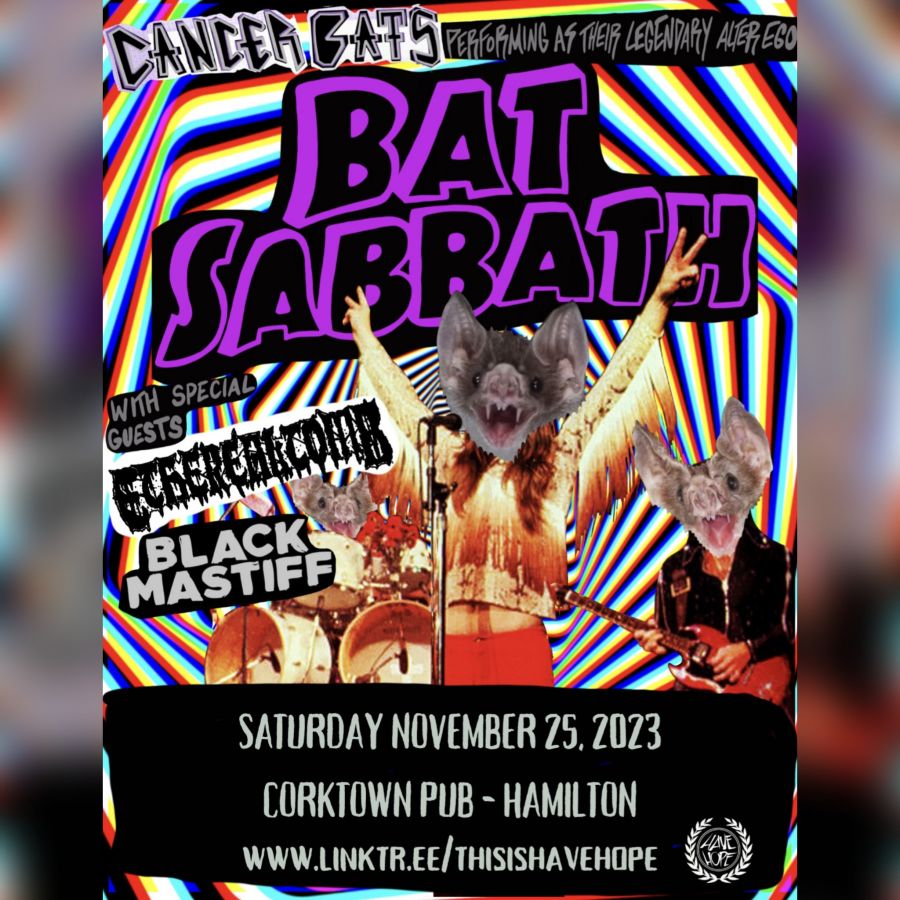 Cancer Bats Presents Bat Sabbath - Hamilton