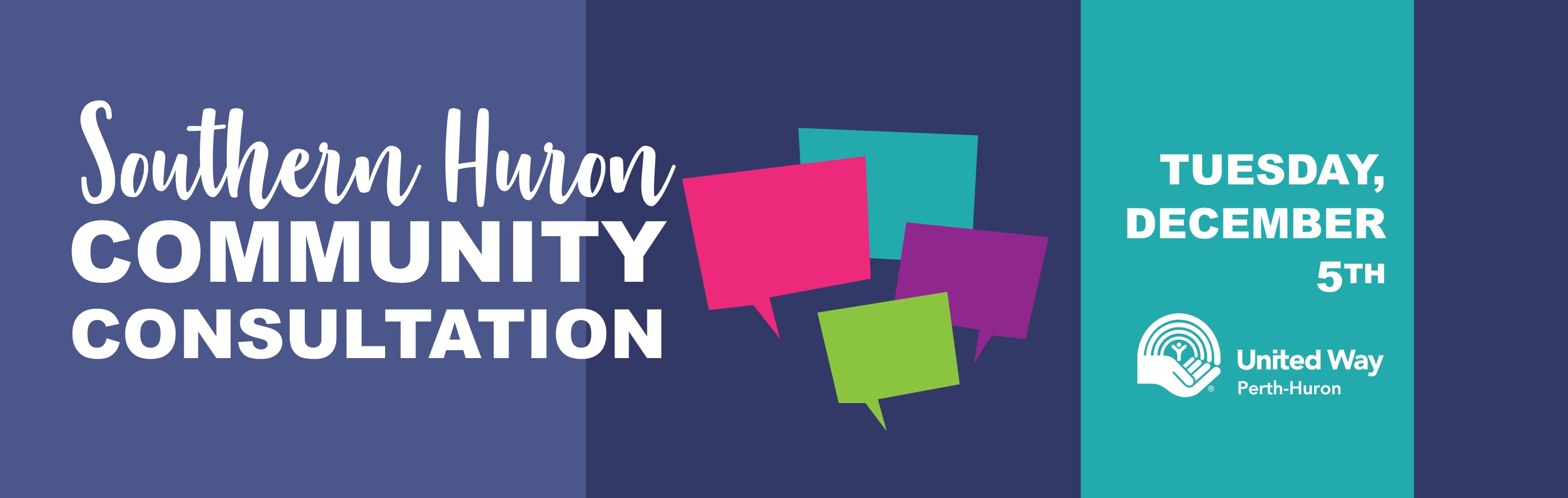 South Huron Community Consultation - We Want to Hear from You!!