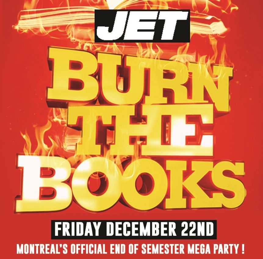 MONTREAL BURN THE BOOKS 2023 @ JET NIGHTCLUB | OFFICIAL MEGA PARTY!