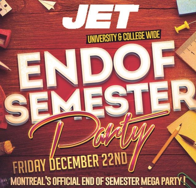 MONTREAL END OF SEMESTER PARTY @ JET NIGHTCLUB | OFFICIAL MEGA PARTY!