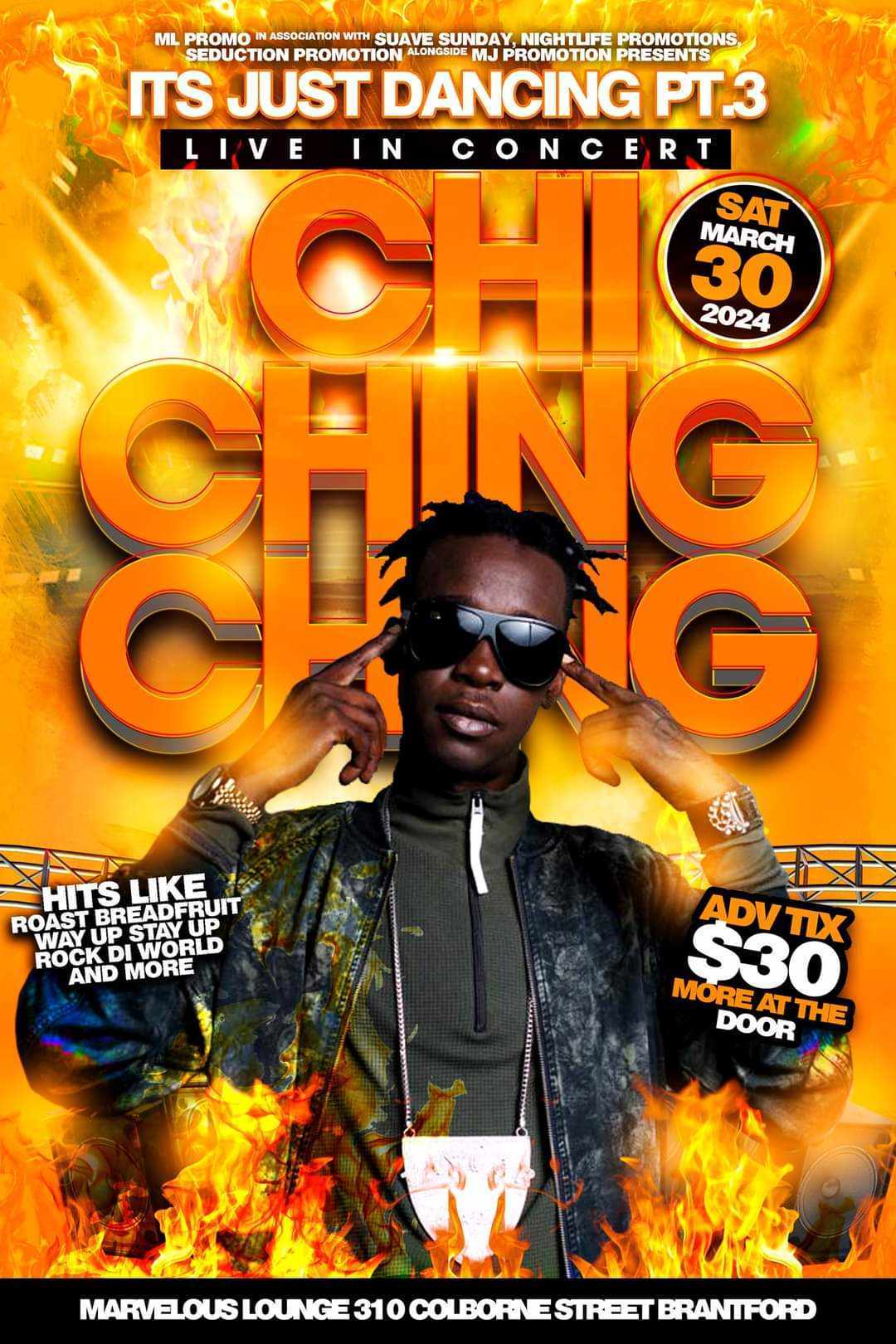 ITS JUST DANCING P3 CHI CHING CHING BRANTFORD ON Live At MARVELOUS 
