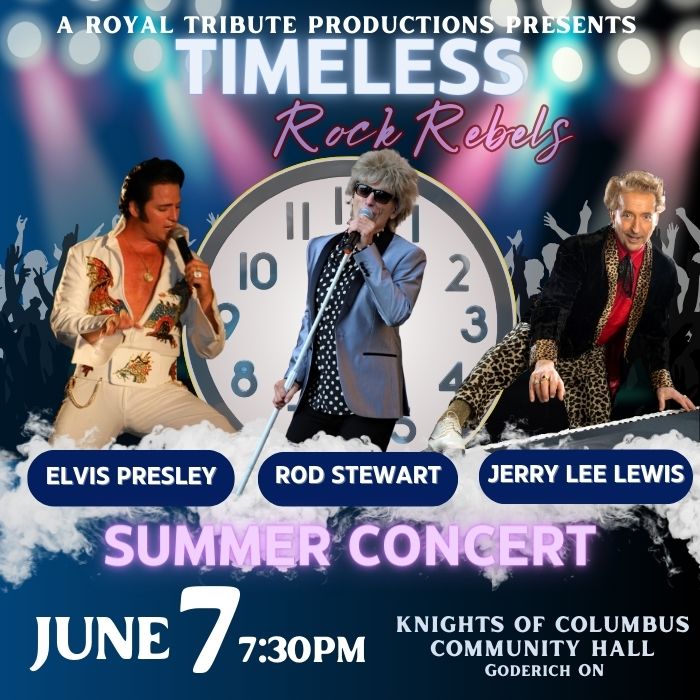 Timeless: Rock Rebels with Elvis Presley, Rod Stewart, and Jerry Lee Lewis ~ Goderich