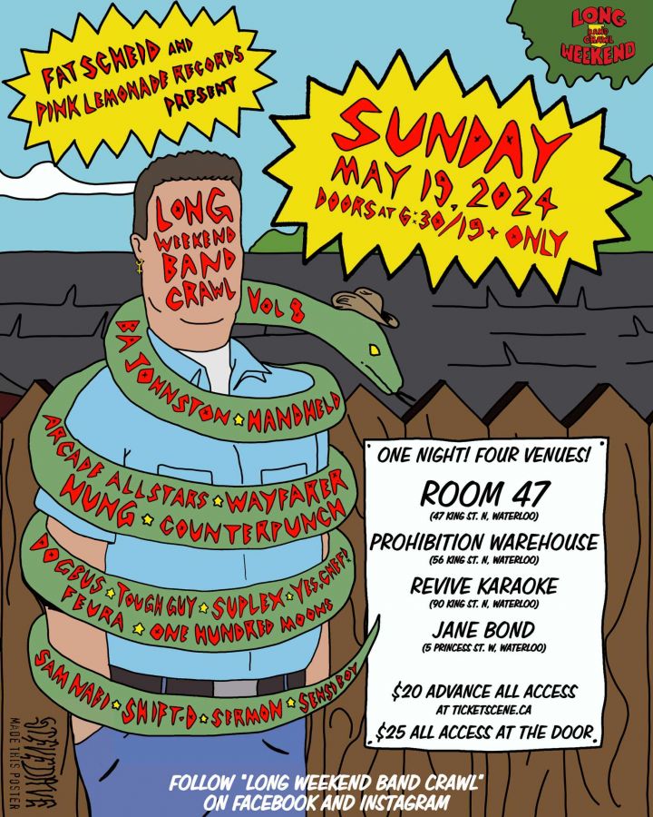 Long Weekend Band Crawl - Sunday May 19 Vol. 8