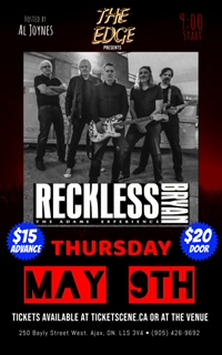 RECKLESS ( BRYAN ADAMS TRIBUTE)