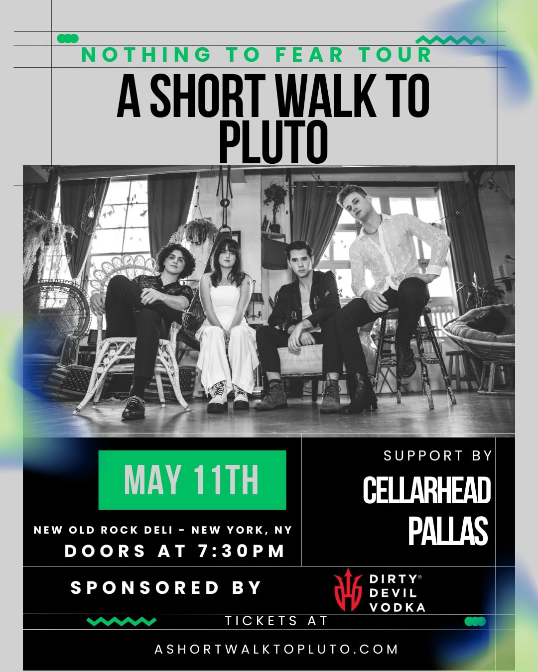 A Short Walk to Pluto LIVE in NYC at New Old Rock Deli - May 11th
