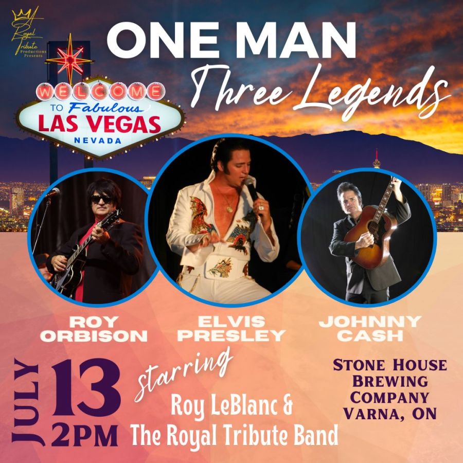 One Man Three Legends, And The Royal Tribute Band