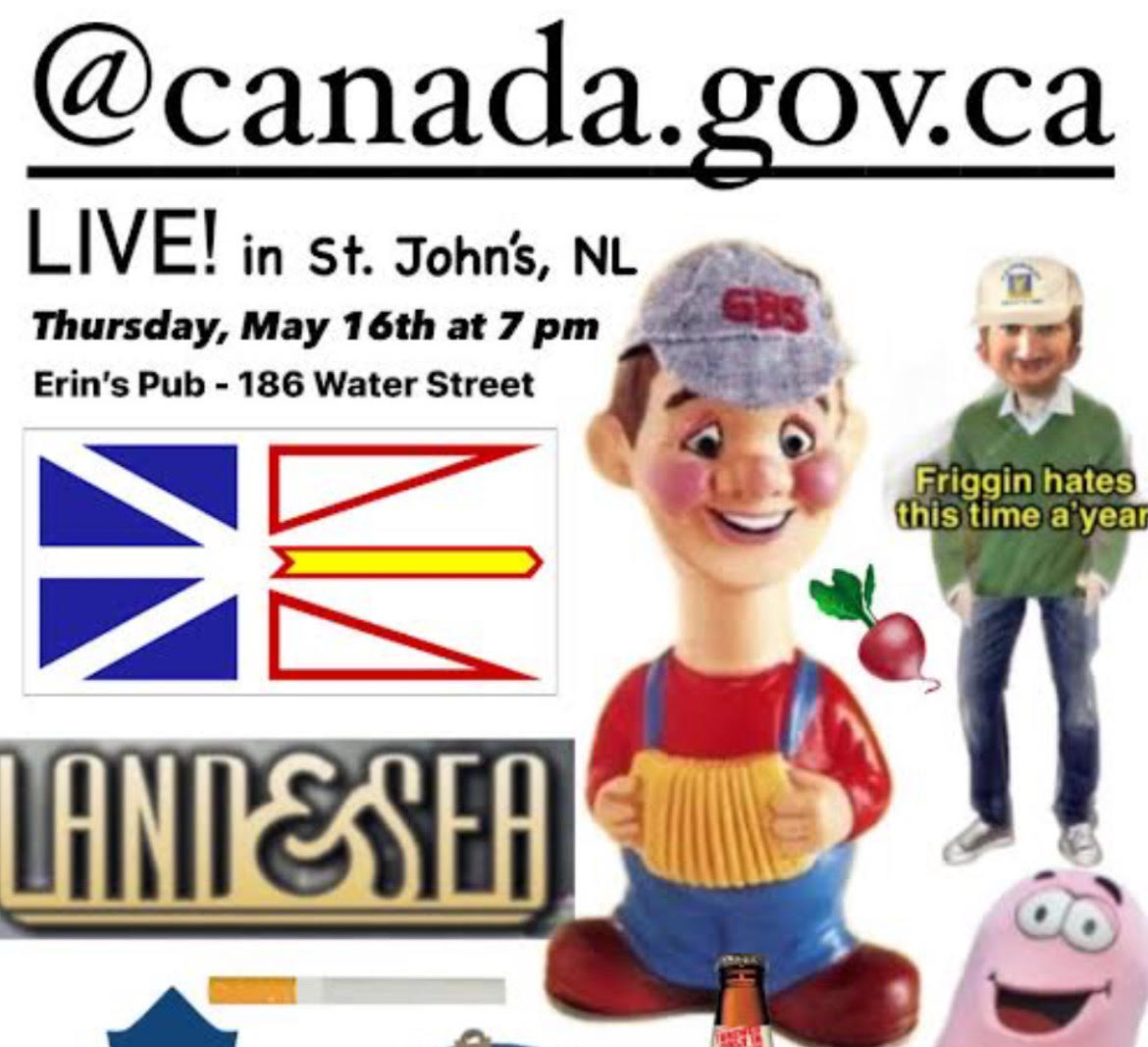 @canada.gov.ca - an evening with the admin in St. John's at Erin's