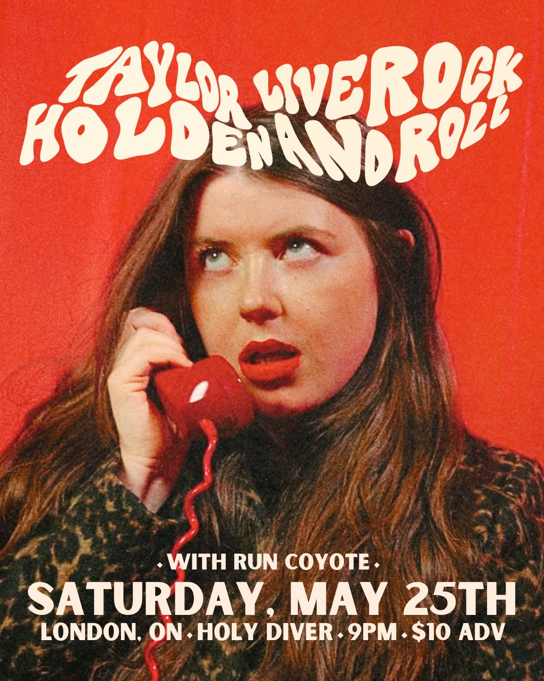 TAYLOR HOLDEN LIVE ROCK ROLL AT HOLY DIVER WSG RUN COYOTE Taylor 