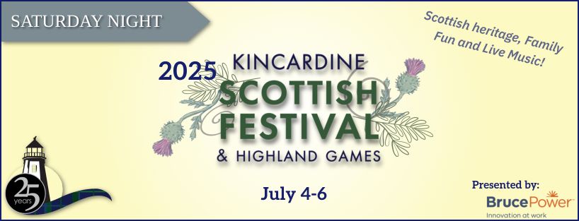 Saturday Night Concert Pass (+19) - Kincardine Scottish Festival