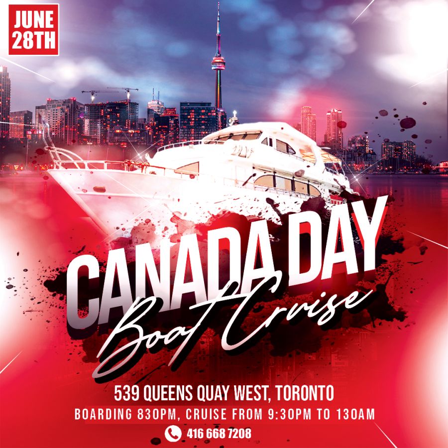 Toronto Boat Party - Canada Day Edition - June 28, 2025