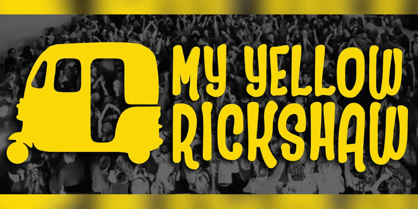 2025 Red, White, & Blueberry Festival: My Yellow Rickshaw