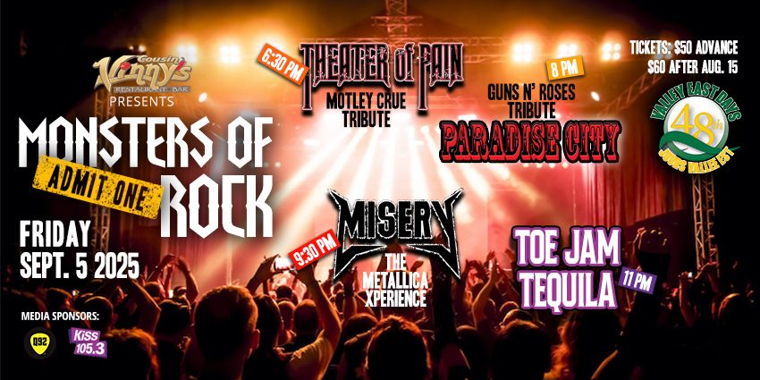 Valley East Days 2025 -Monster's of Rock 