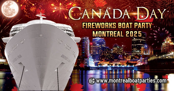 Canada Day Fireworks Boat Party Montreal 2025