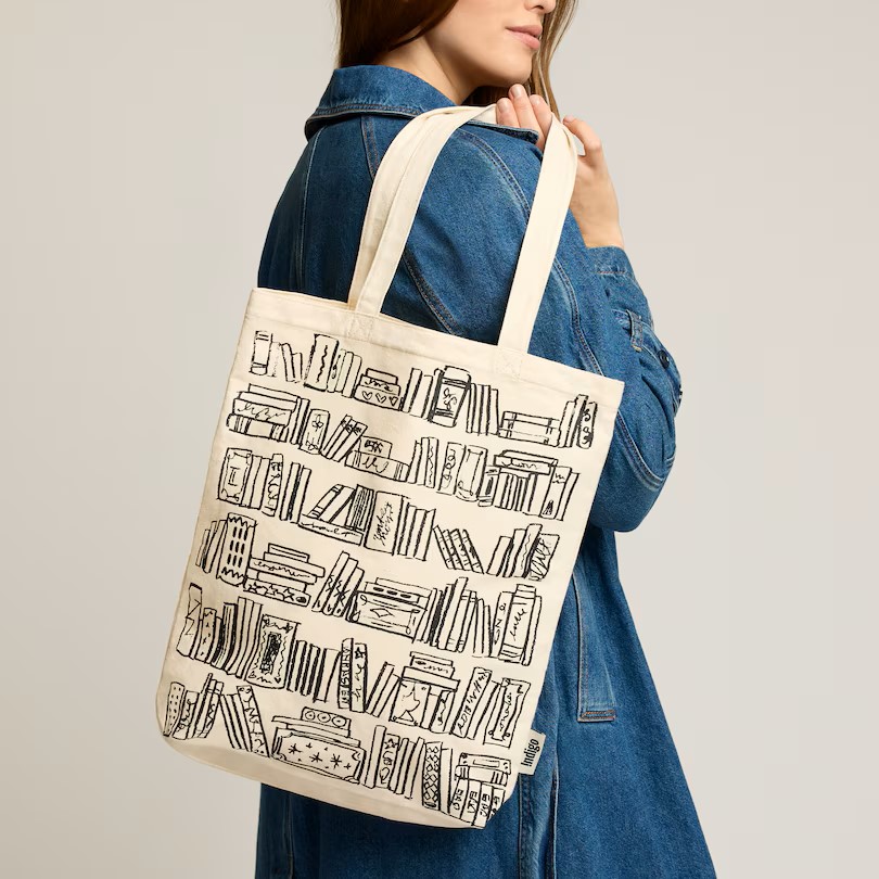 Paint Your Own Book Tote
