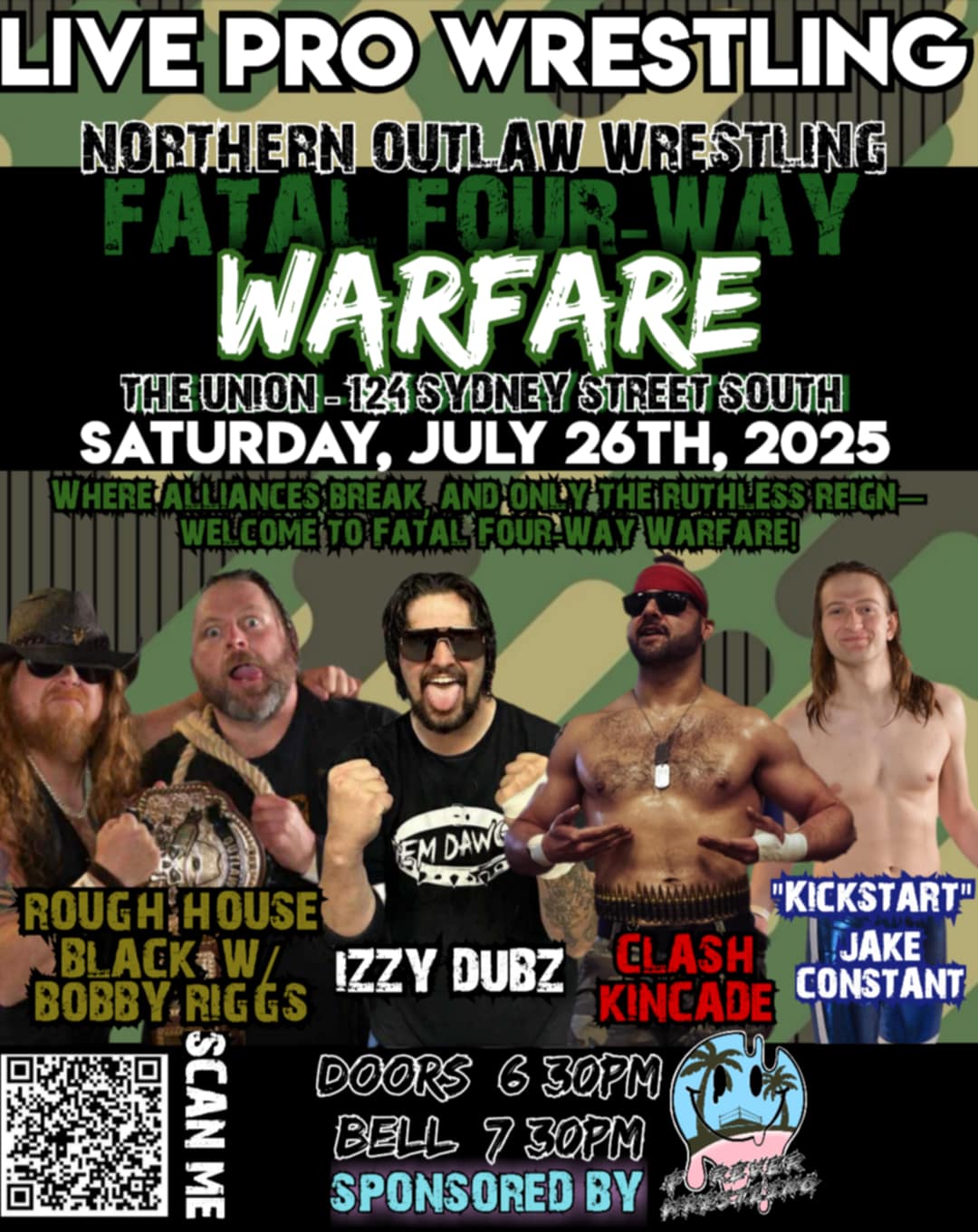 NOW presents: Fatal four way warfare!