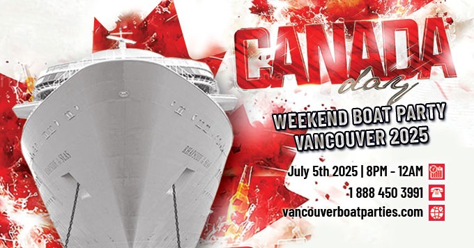 Canada Day Weekend Boat Party Vancouver 2025