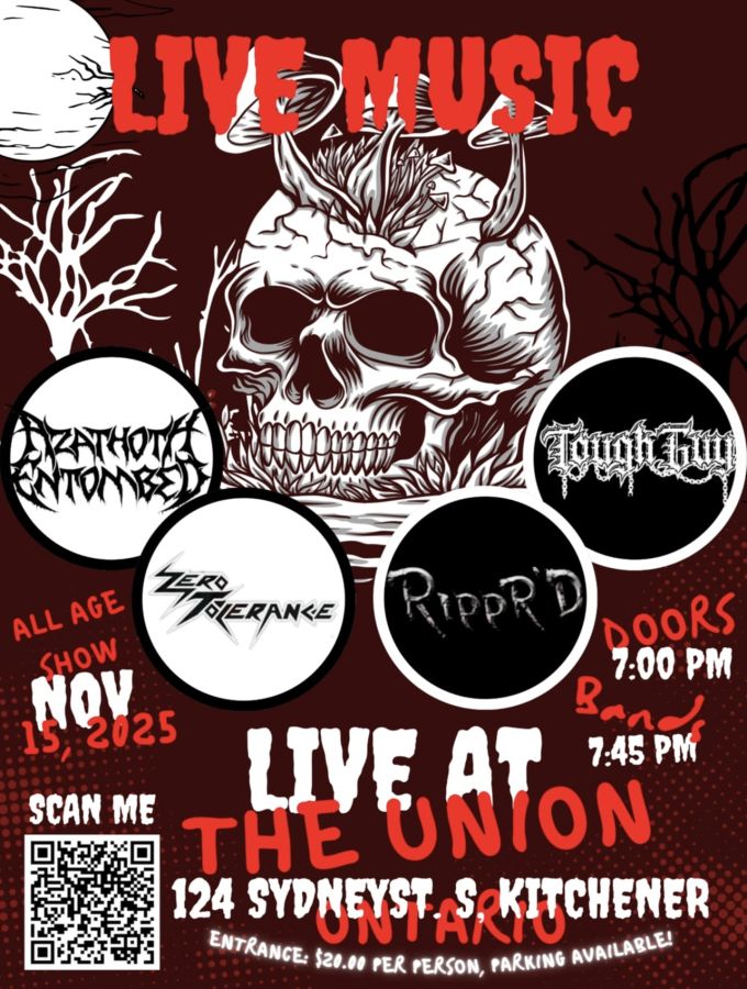 Metal Night at the Union Saturday November 15th!