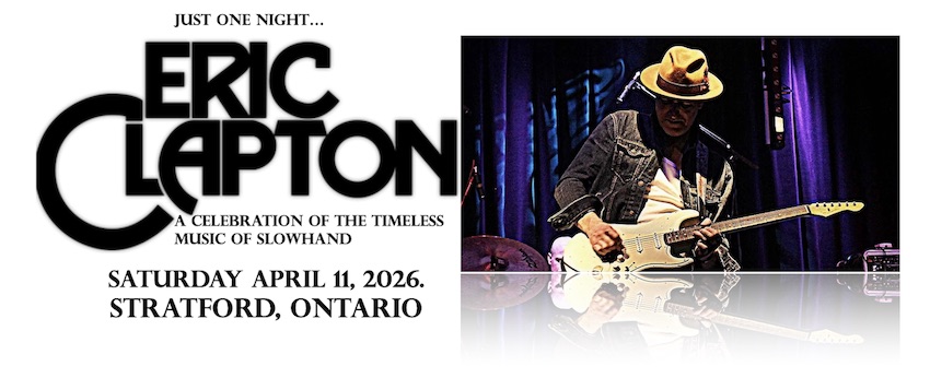 JUST ONE NIGHT. A CELEBRATION OF THE TIMELESS MUSIC OF SLOWHAND. ERIC CLAPTON