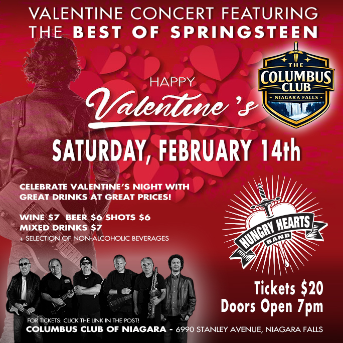 Valentines with The Hungry Hearts Band (Tribute to Bruce Springsteen)