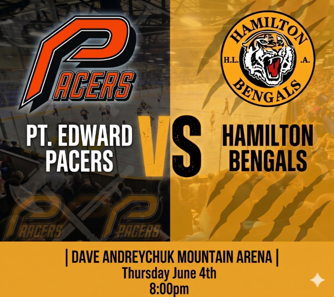 Hamilton Bengals vs. Pt. Edward Pacers - Junior B