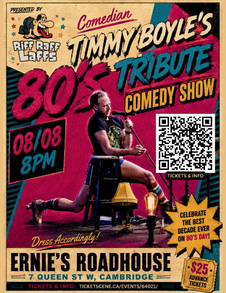 08/08@8:08, The 80's Tribute Comedy Show!