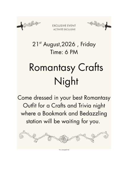 Indigo Grandview Corners Romantasy Night - 6pm