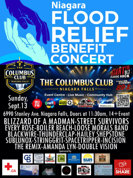 Niagara Flood Relief Benefit Concert