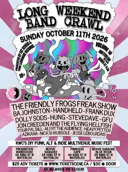 Long Weekend Band Crawl - Vol 18 - October 11 2026