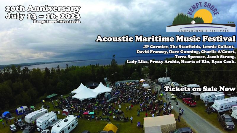 Acoustic Maritime Music Festival 2023 Weekend Pass with Camping