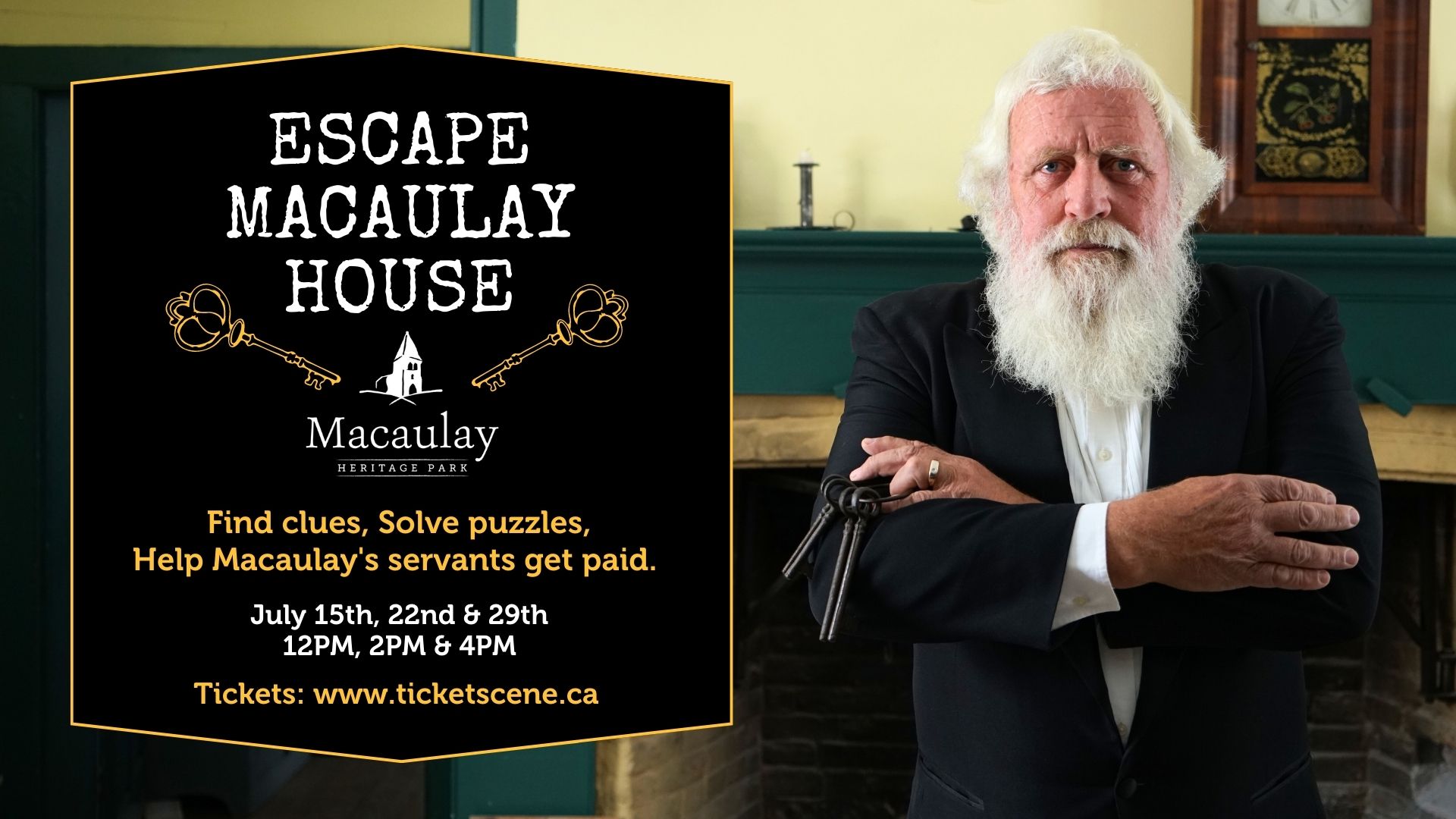 Escape Macaulay House! Jul 15 29, 2023