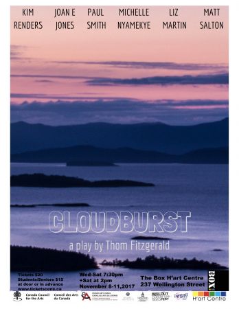 Cloudburst Saturday, November 11th 7pm